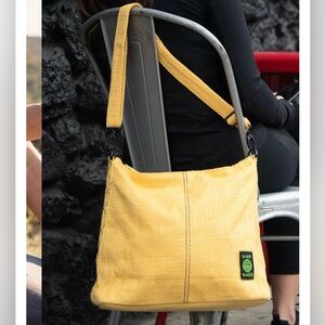 Dime Bags Urban Tote Yellow - Hempster Crossbody Handbag 8 Pockets